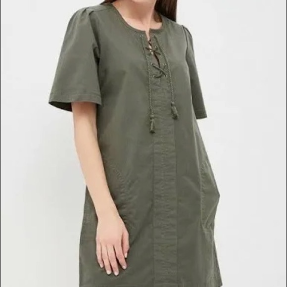 Gap Lace Up Shift Dress Baby Tweed​​​ - Picture 1 of 10